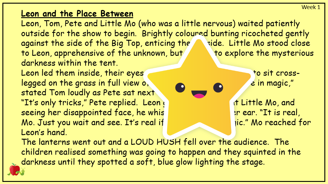 Yr 6 Whole Class Reading Leon And The Place Between The Teach Hub